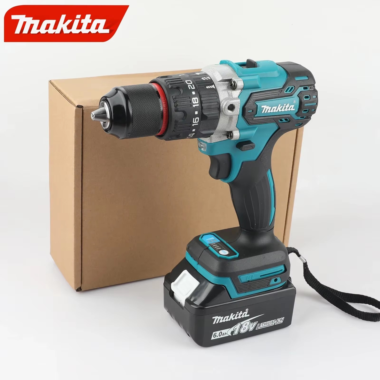 Makita Drill Ddf484 - Bezszczotkowy wiertarko-wkrętarka akumulatorowa Makita DDF487, zestaw