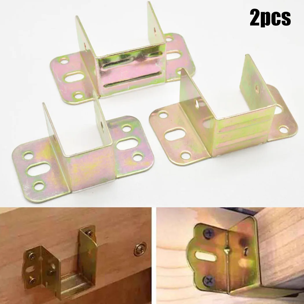 Furniture Hardware Manufacturers - 2 szt. Metalowy wspornik łóżka w
