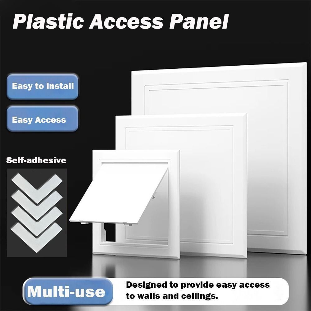 Furniture Hardware Fittings - Biała plastikowa samoprzylepna klapa inspekcyjna z