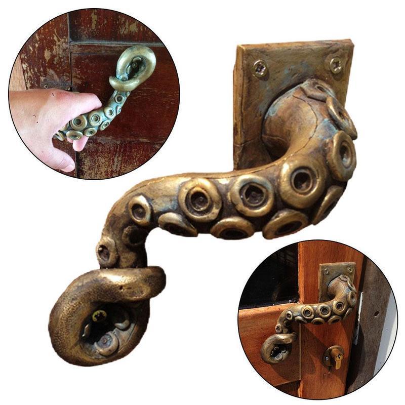 Furniture Hardware Manufacturers - Vintage ośmiornica klamka drzwi w zwierzęcym