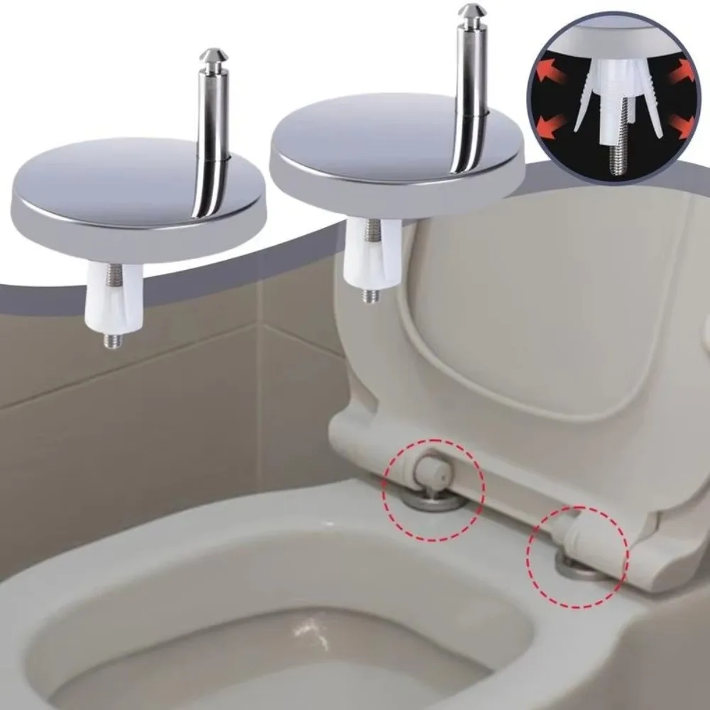 Furniture Hardware Screws - 1 para łączników do deski sedesowej
