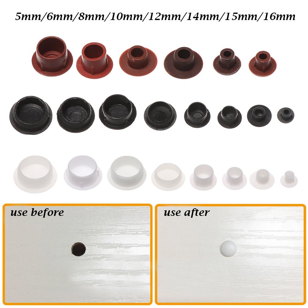 50 sztuk 5-16mm osłony otworów – Furniture Hardware Screws recenzja i cena