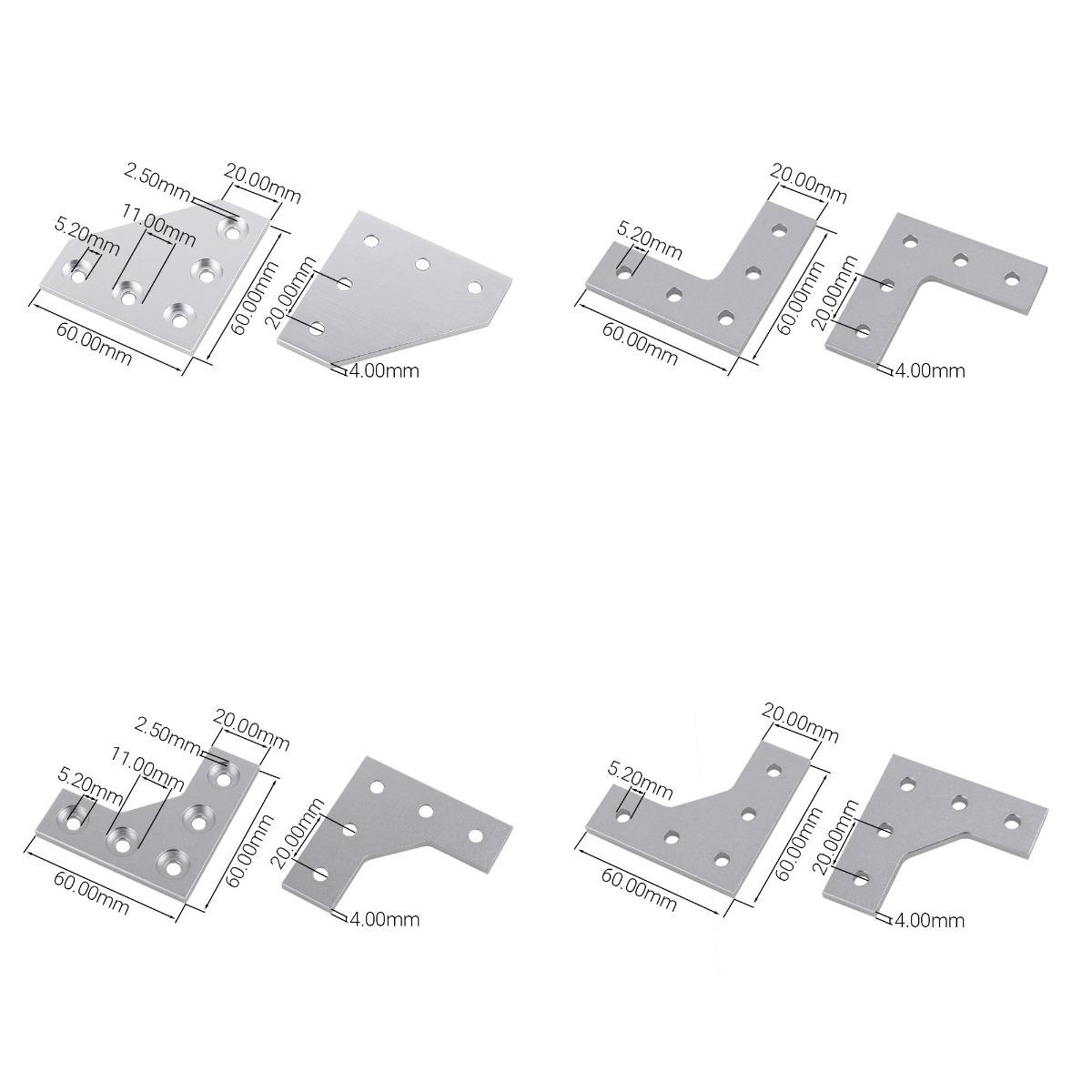 4 szt./zestaw Łącznik kątowy t – Joint Connector Bracket recenzja i cena