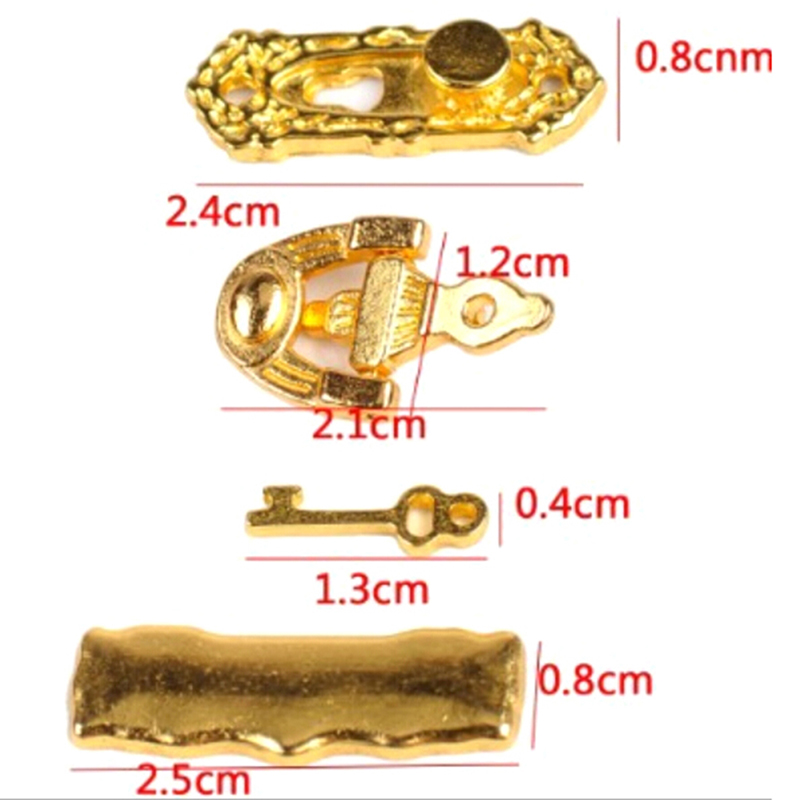 1:12 4-częściowy zestaw metalo – Furniture Hardware Fittings recenzja i cena