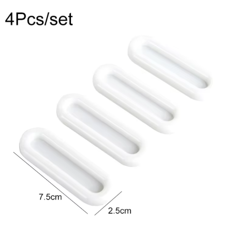 4 szt. Samoprzylepne uchwyty d – Furniture Interlocking Hardware recenzja i cena