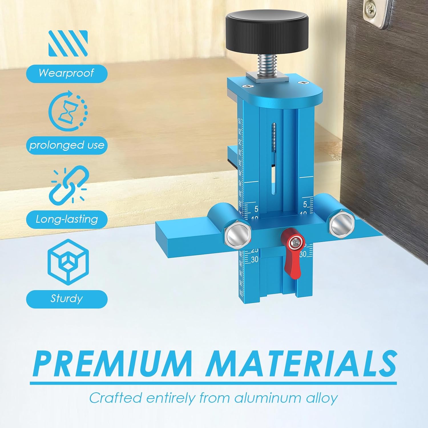 Szablon do montażu drzwi szafe – Furniture Hardware Jig recenzja i cena