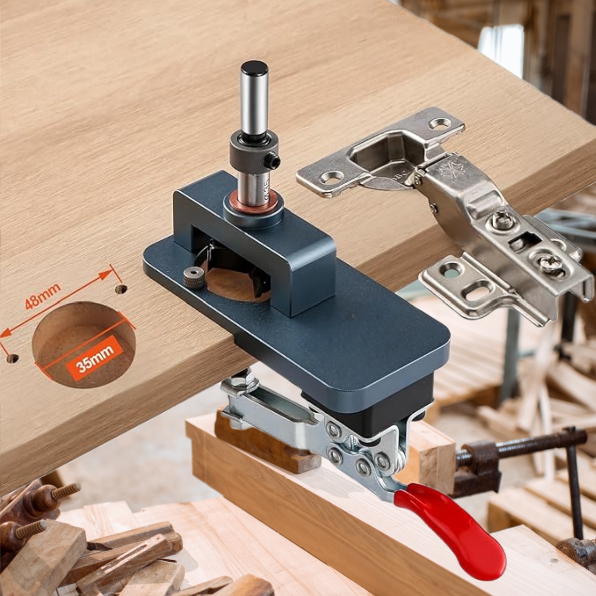 Szablon do zawiasów 35 mm - Pr – Furniture Hardware Fittings recenzja i cena