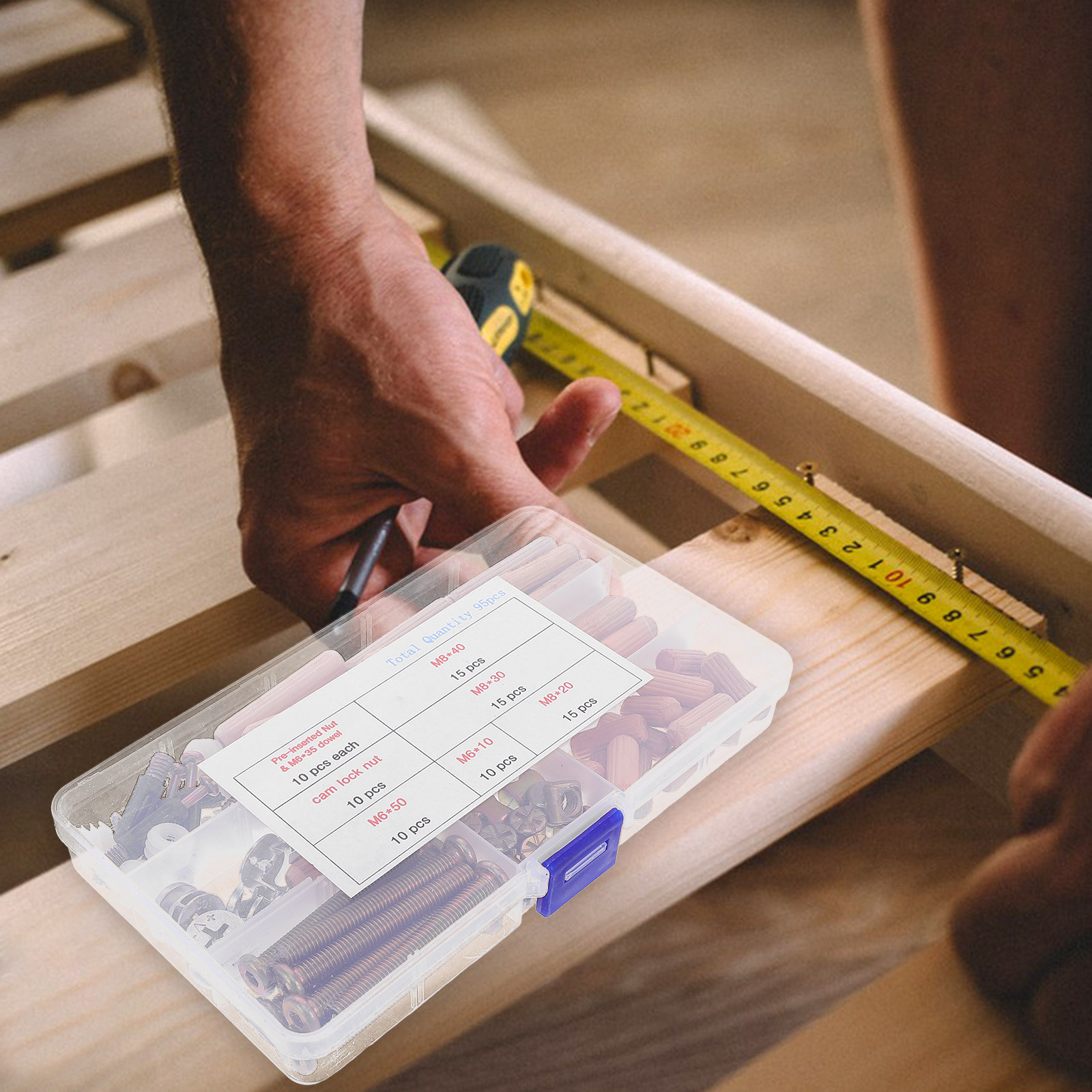 95 szt. Zestaw śrub i bolców d – Furniture Hardware Screws recenzja i cena