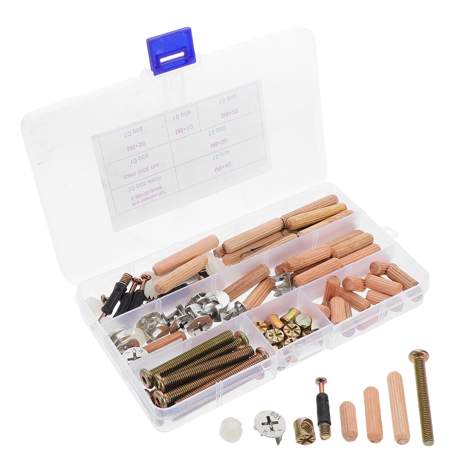 Zestaw 95 elementów do montażu – Furniture Hardware Screws recenzja i cena